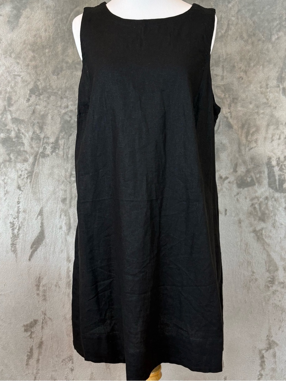 Old Navy Sleeveless Linen-Blend Mini Shift Dress Wmn’s L